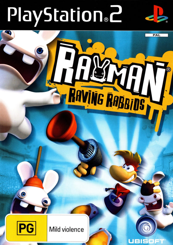 Rayman Raving Rabbids - PS2 - Super Retro