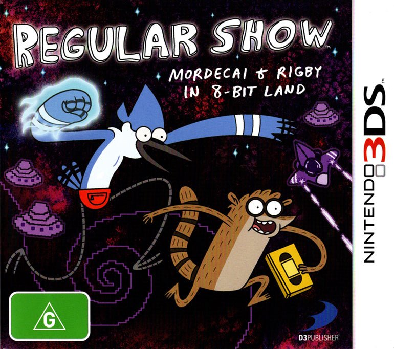 Regular Show: Mordecai & Rigby in 8 - Bit Land - 3DS - Super Retro
