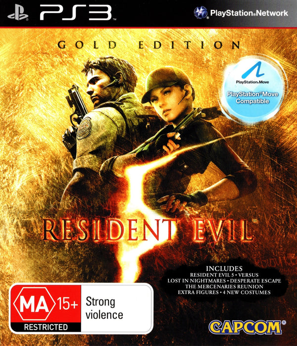 Resident Evil 5 Gold Edition - PS3 - Super Retro