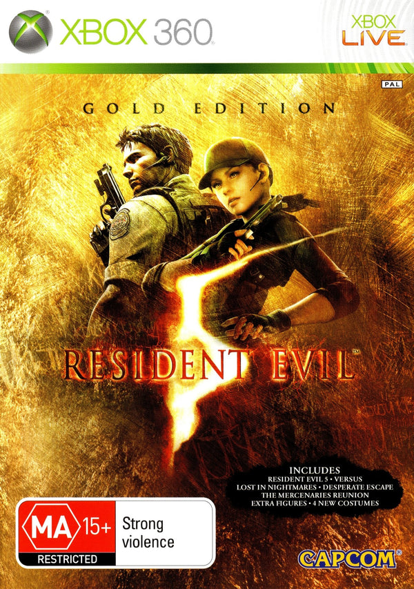 Resident Evil 5 Gold Edition - Xbox 360 - Super Retro