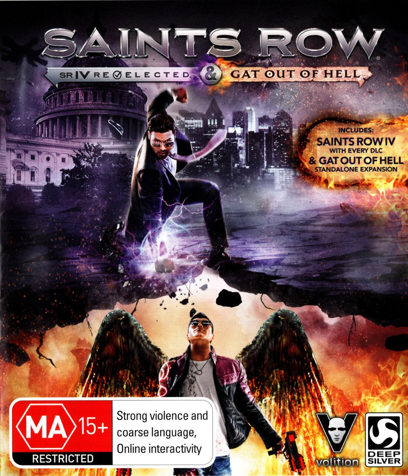 Saints Row IV Re Elected & Gat Out Hell First Edition - Xbox One - Super Retro