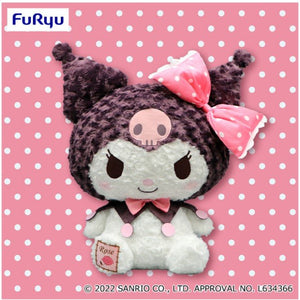 Sanrio Characters Kuromi Pink Rose Big Plush - Super Retro