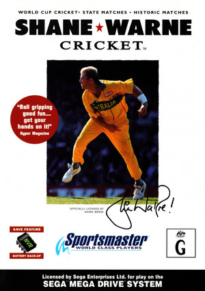 Shane Warne Cricket - Mega Drive - Super Retro