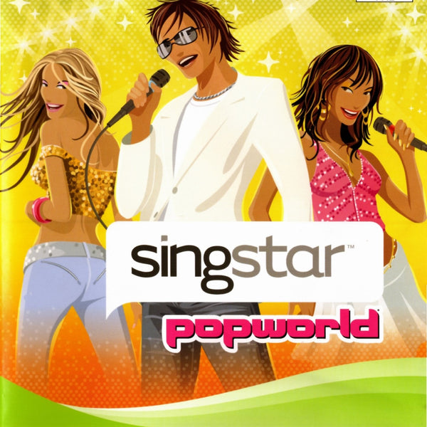 Singstar Popworld Sur PS2 - Boîte, Notice Et Disque En Très Bon état (PAL) - Jeu De Karaoké