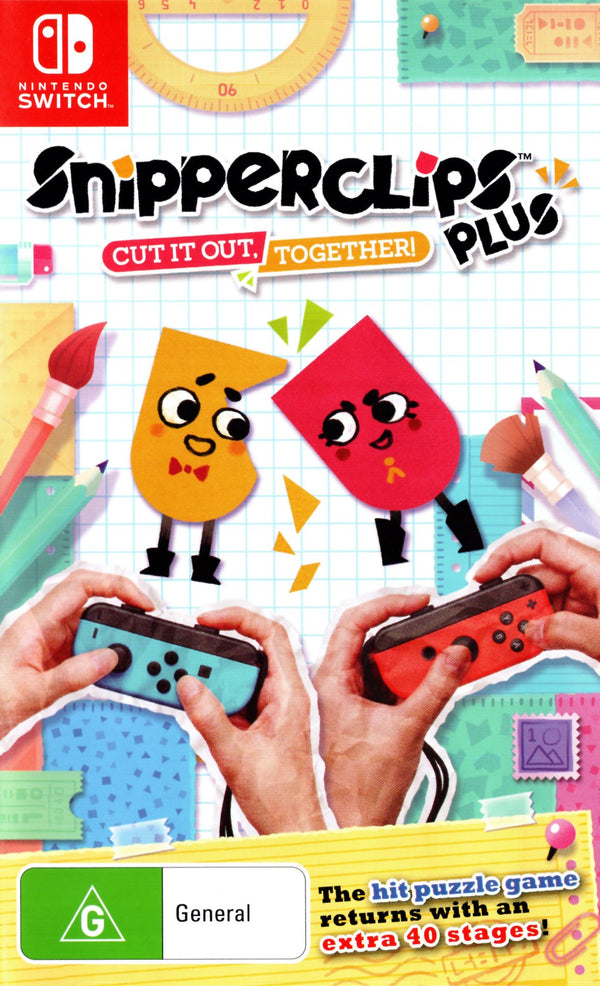 SnipperClips Plus: Cut It Out Together! - Switch - Super Retro