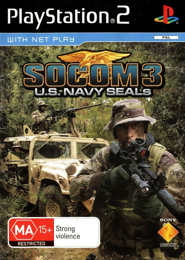 SOCOM 3: U.S. Navy Seals - PS2 - Super Retro