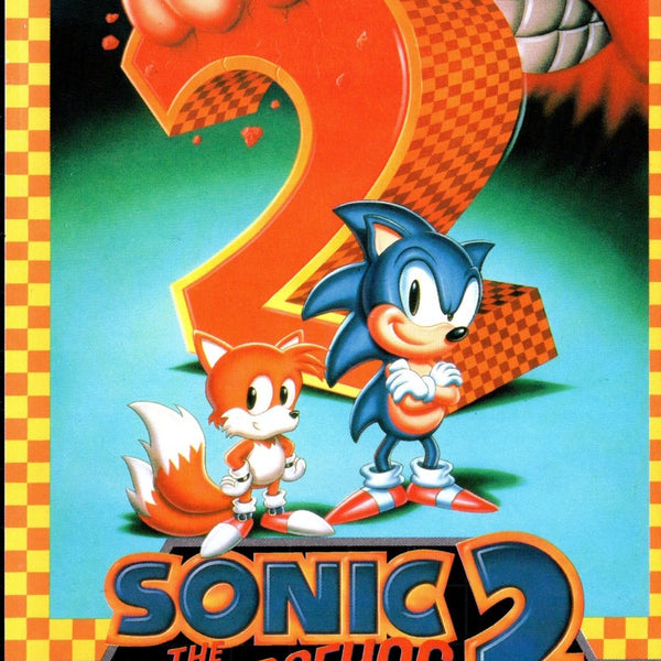 Quadro Capa Sonic The Hedgehog 2 Jp - Mega Drive - 33 X 45cm