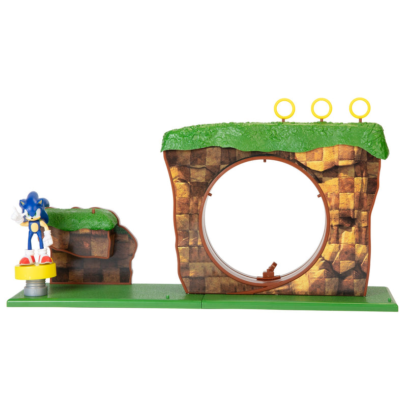 Sonic the Hedgehog Green Hill Zone Playset - Super Retro