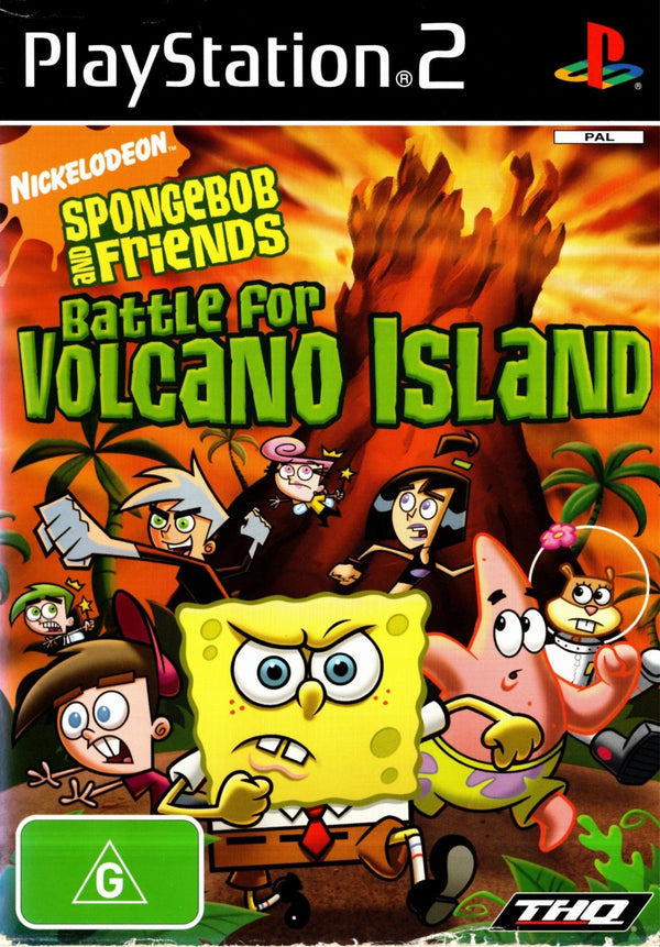 SpongeBob and Friends: Battle for Volcano Island - PS2 - Super Retro