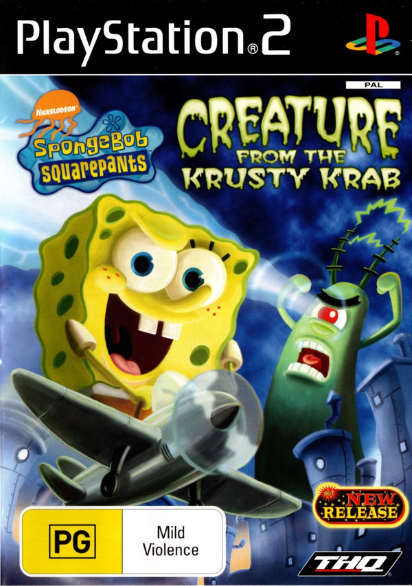 SpongeBob SquarePants Creature From The Krusty Krab - PS2 - Super Retro