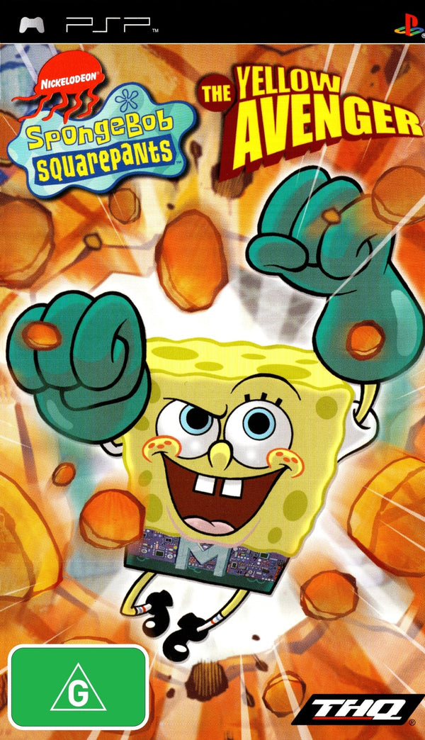 SpongeBob SquarePants: The Yellow Avenger - PSP - Super Retro