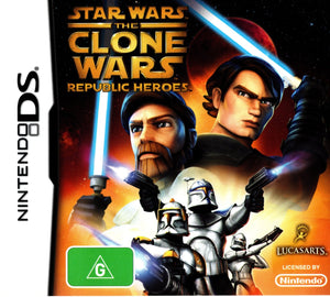 Star Wars The Clone Wars: Republic Heroes - DS - Super Retro