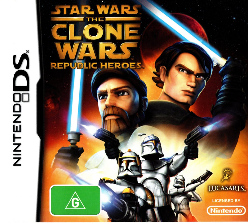 Star Wars The Clone Wars: Republic Heroes - DS - Super Retro