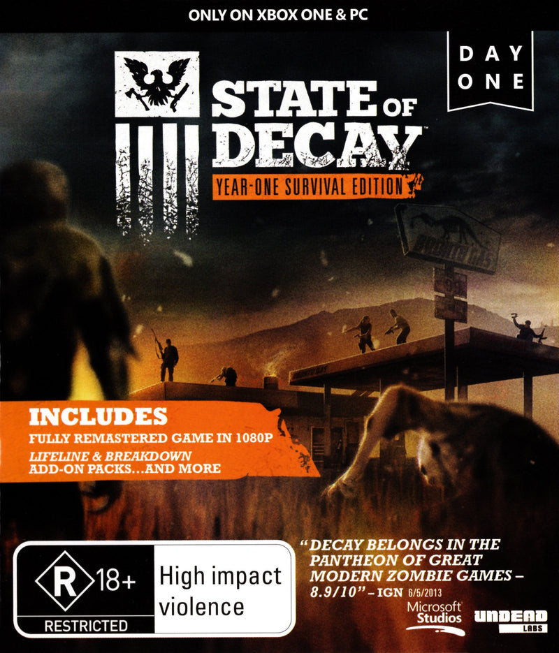 State of Decay: Year One Survival Edition - Xbox One - Super Retro