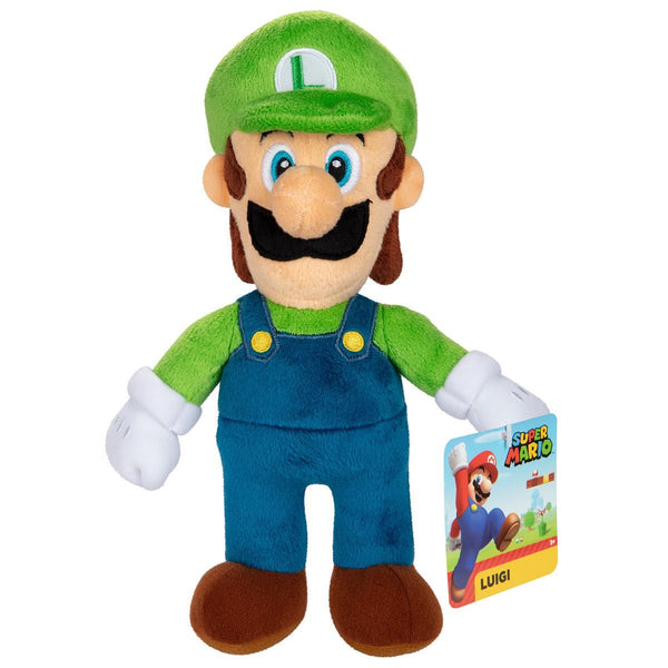 Super Mario Bros. Luigi Plush 9" - Super Retro