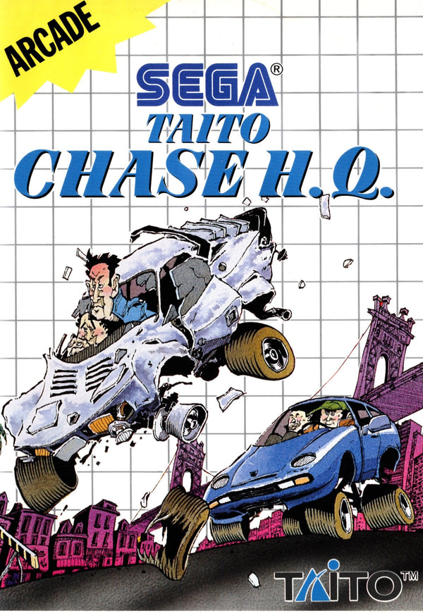 Taito Chase H.Q. By Taito - Master System - Super Retro