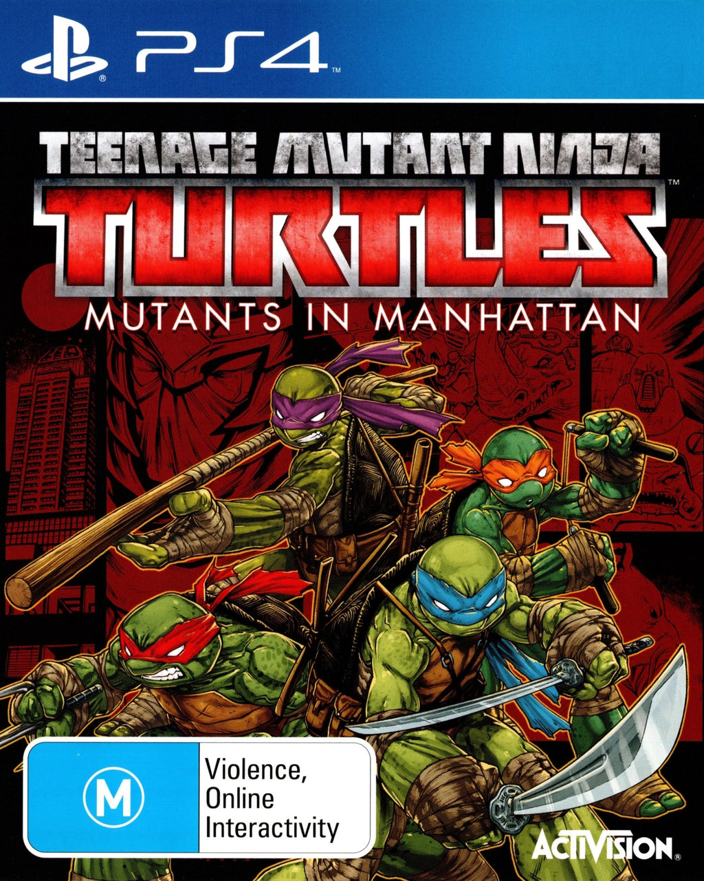 Teenage Mutant Ninja Turtles: Mutants in Manhattan - PS4 - Super Retro ...