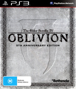 The Elder Scrolls IV: Oblivion 5th Anniversary Edition - PS3 - Super Retro