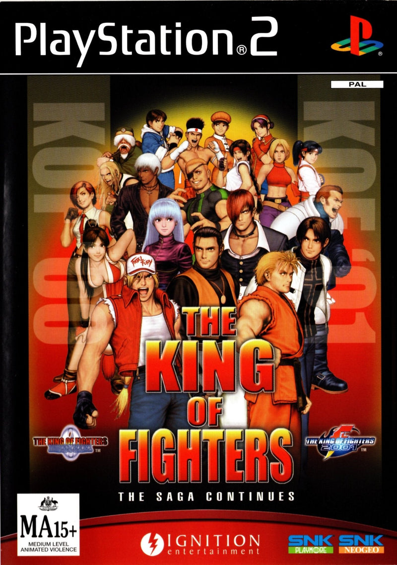 The King of Fighters: The Saga Continues 2000 - 2001- PS2 - Super Retro