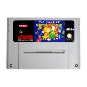 The Simpsons Bart's Nightmare - SNES - Super Retro