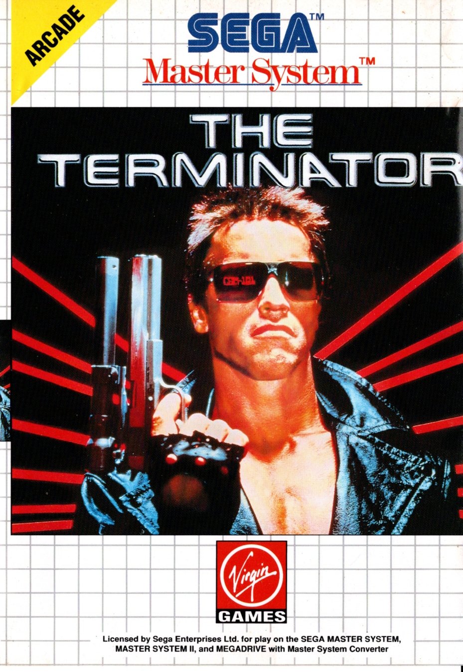 Terminator Sys The Terminator - Master System - Super Retro - Master System