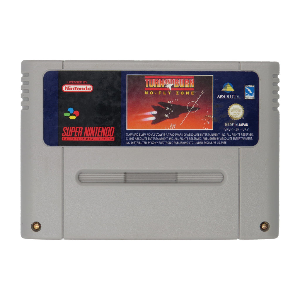 Turn and Burn - SNES - Super Retro - Super Nintendo