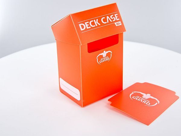 Ultimate Guard Deck Case 80+ Standard Size Deck Box (Orange) - Super Retro