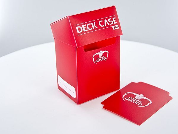Ultimate Guard Deck Case 80+ Standard Size Deck Box (Red) - Super Retro