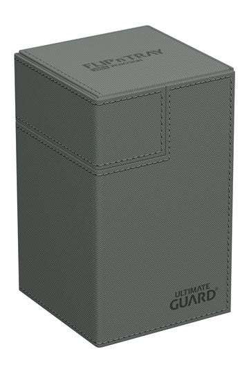 Ultimate Guard Flip n Tray 100+ XenoSkin Deck Box Monocolor Grey - Super Retro