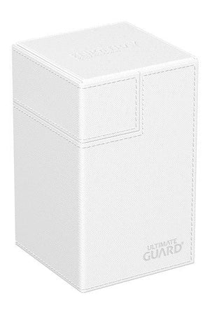Ultimate Guard Flip n Tray 100+ XenoSkin Deck Box Monocolor White - Super Retro