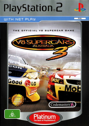 V8 Supercars 3 - PS2 - Super Retro