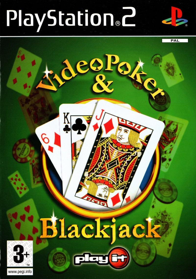 Video Poker & Blackjack - PS2 - Super Retro