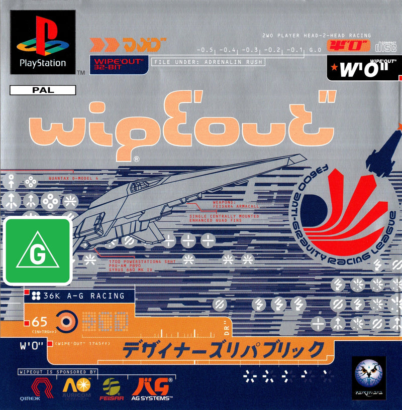 Wipeout - PS1 - Super Retro