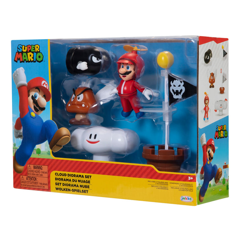 World of Nintendo Cloud Diorama Set - Super Retro