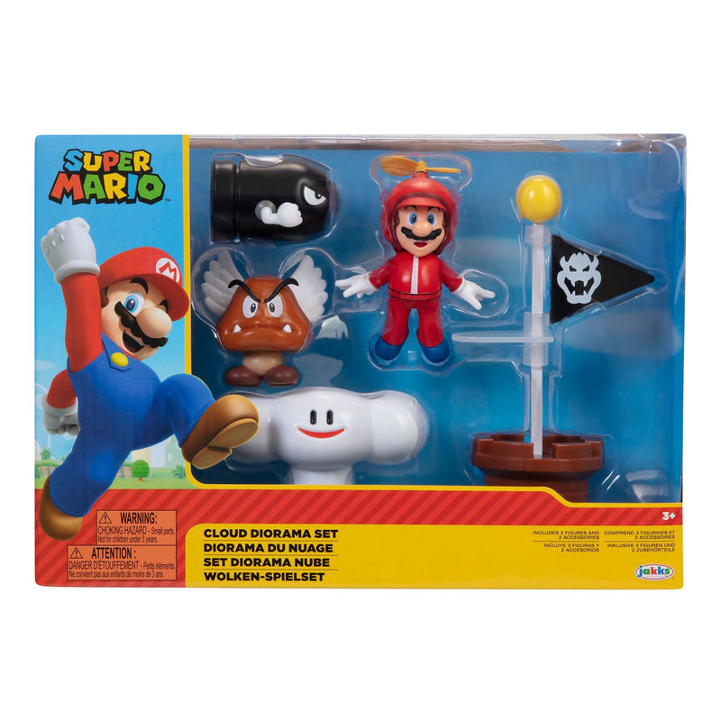 World of Nintendo Cloud Diorama Set - Super Retro