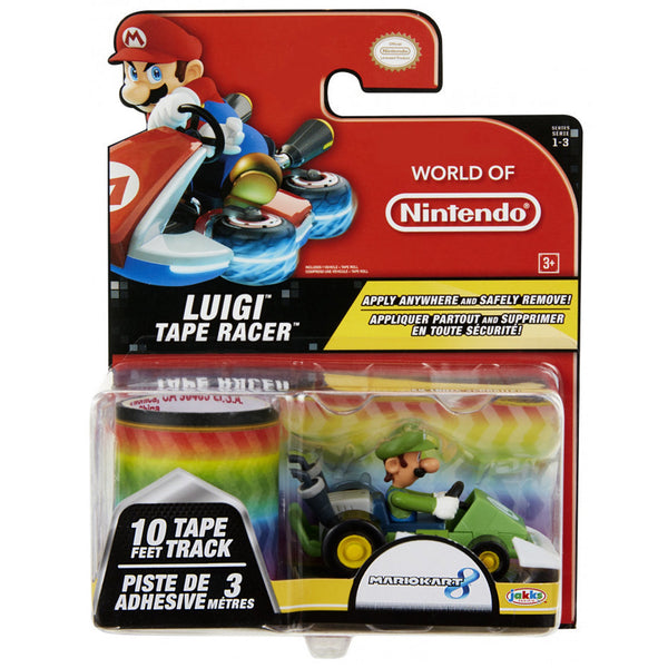 World of Nintendo Mario Kart 8 Tape Racer - Luigi - Super Retro