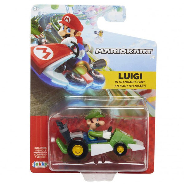 World of Nintendo Mario Kart Figure - Luigi - Super Retro