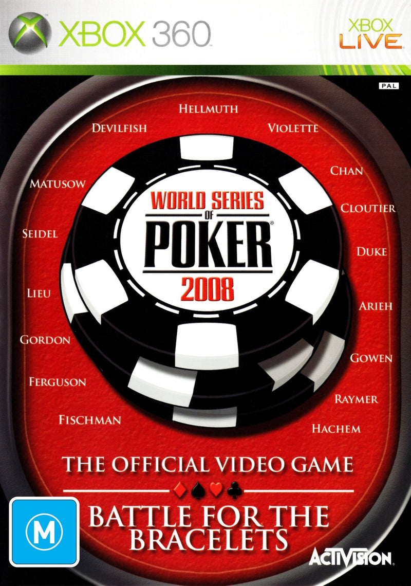 World Series of Poker 2008 - Xbox 360 - Super Retro