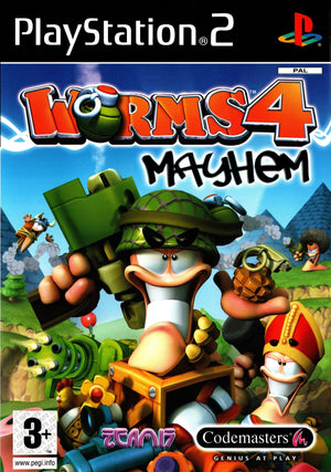 Worms 4 Mayhem - PS2 - Super Retro