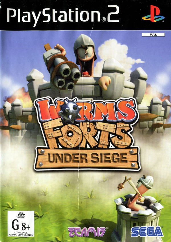 Worms Forts Under Siege - PS2 - Super Retro