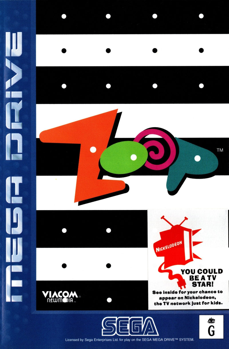 Zoop - Mega Drive - Super Retro - Mega Drive